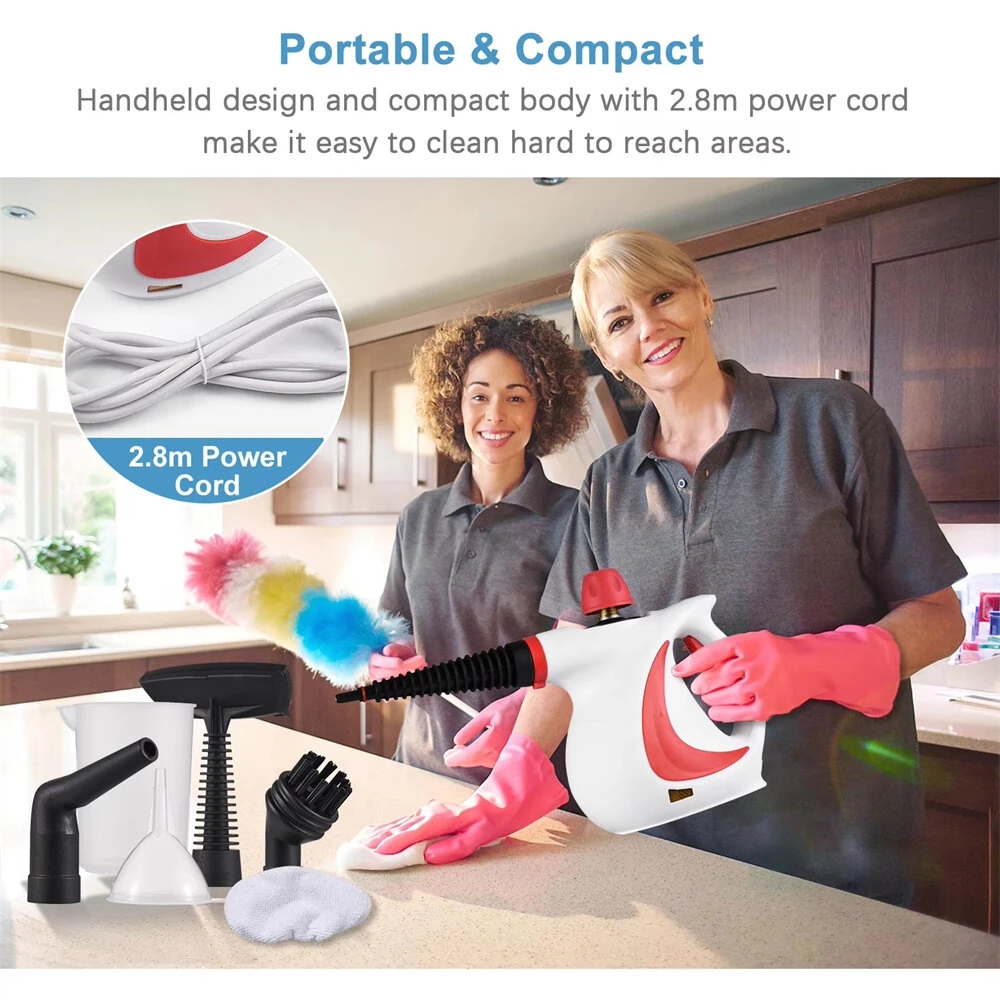 (image for) Steam Cleaner 1050W High Temperature Pressurized For Kitchen Sofa Bathroom Car Disinfection Cleaning Machine
